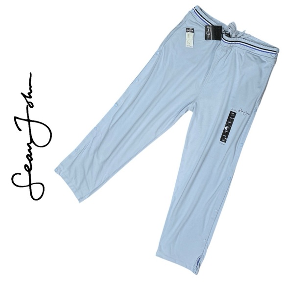 Sean John Men’s VINTAGE Lt. Blue Snap Sweatsuit Pants Spring ‘01 Collection - 3X - Picture 1 of 4